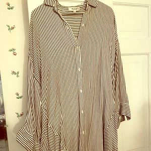 Madewell shirt dress size m